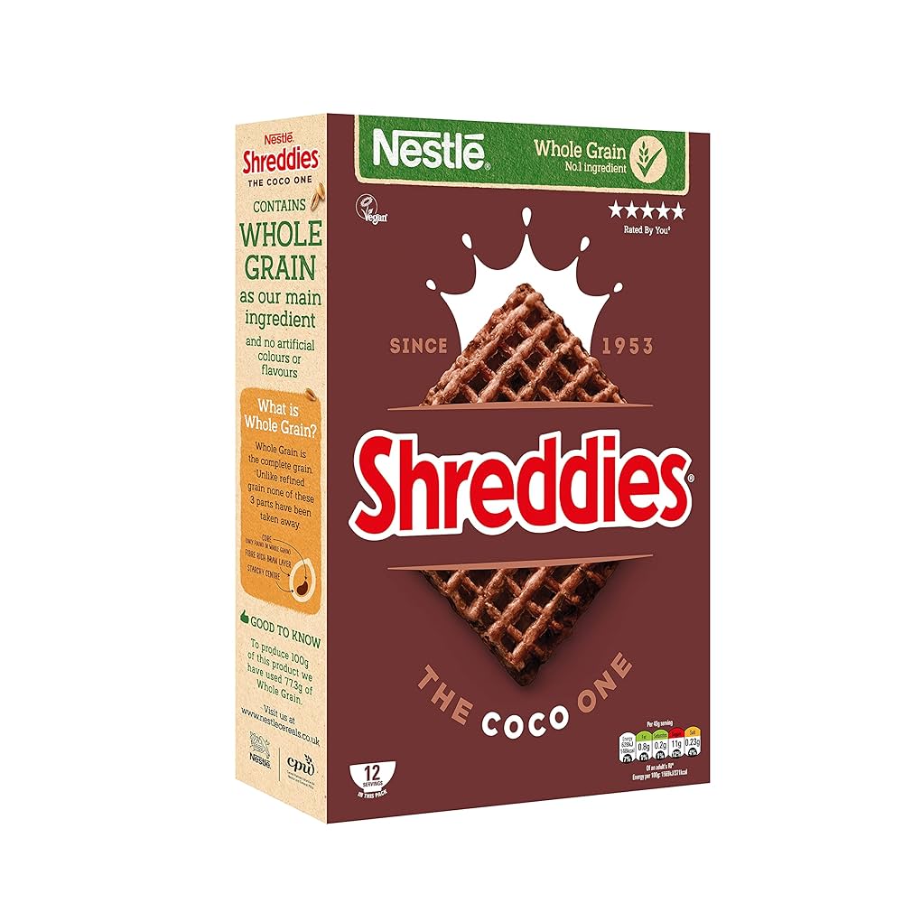 Nestle Coco Shreddies Cereal 7 x 500g (case) - Out of Date